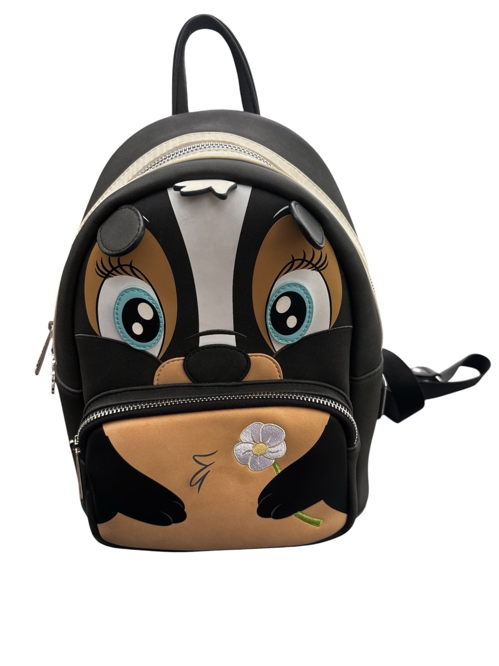 Loungefly Disney Bambi Skunk Flower  Mini Backpack No tail